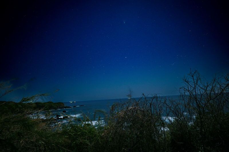 樫野埼灯台の星空