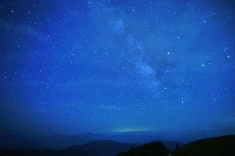 生石高原の星空